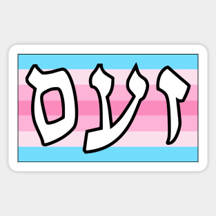 Zaam - Wrath (Transfeminine Pride Flag) Sticker